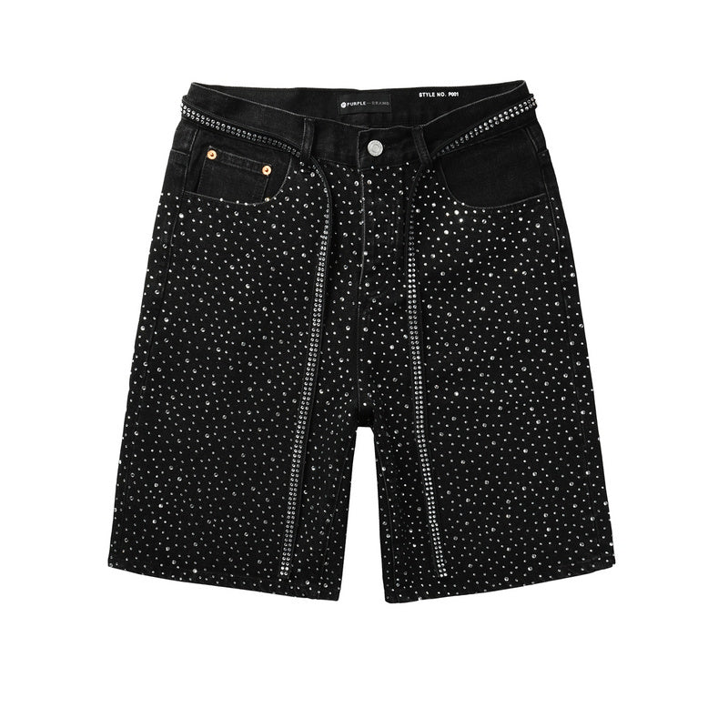 Purple Brand Slim-Fit Denim Shorts #5095