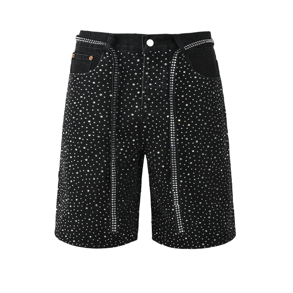 Purple Brand Slim-Fit Denim Shorts #5095