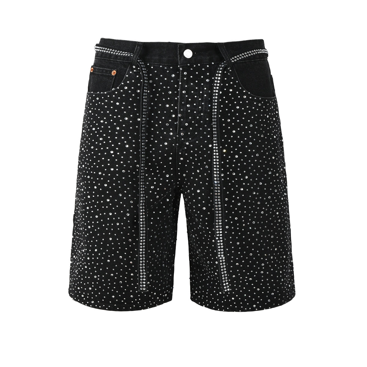 Purple Brand Slim-Fit Denim Shorts #5095