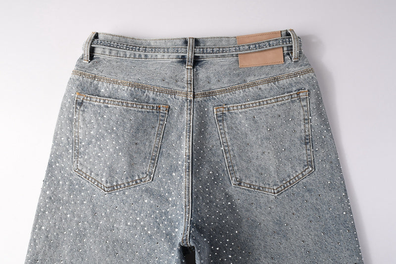 Purple Brand Slim-Fit Denim Shorts #5096