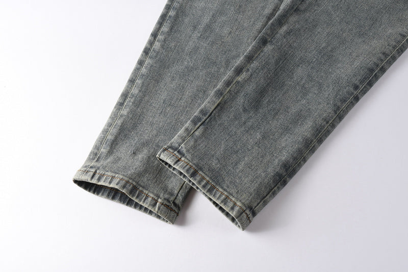 Purple Brand Crystal Diamond Skinny Jeans #9122