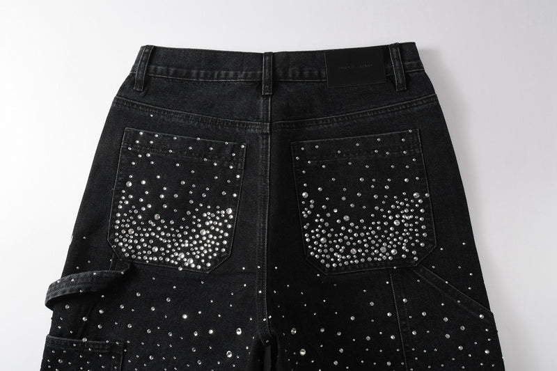 Purple Brand Destroyed Slim Fit Denim Shorts #5099