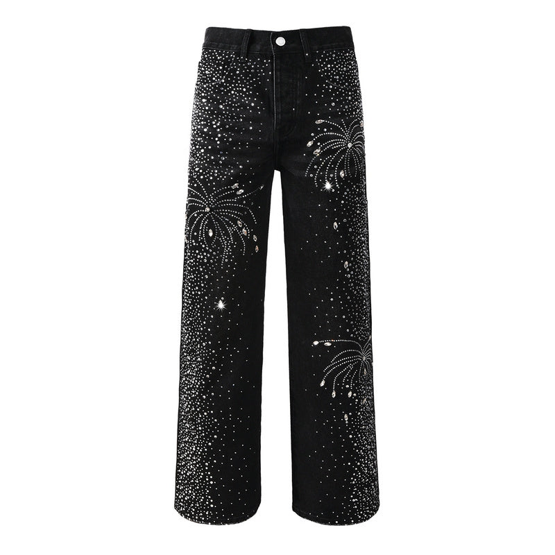 Purple Brand Crystal Diamond Skinny Jeans #9125