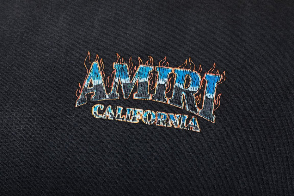 AMIRI California Sunny Place Graphic Tee - Black