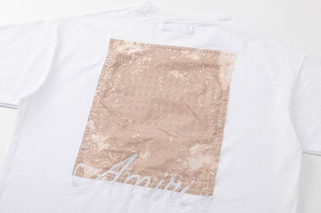 AMIRI Bandana-Embellished Cotton T-Shirt
