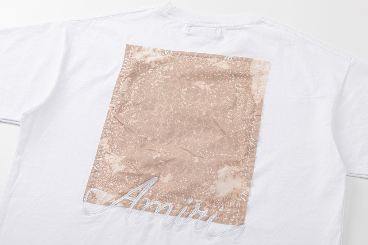 AMIRI Bandana-Embellished Cotton T-Shirt