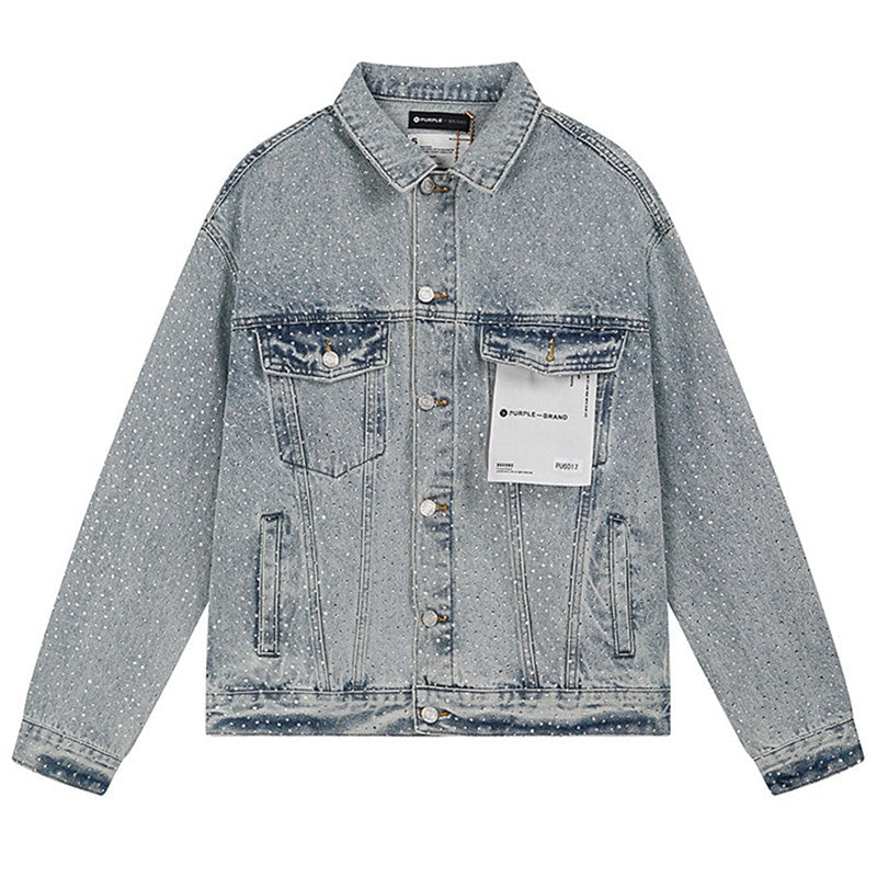 PURPLE BRAND x Denim Tears Vintage Washed Denim Jacket