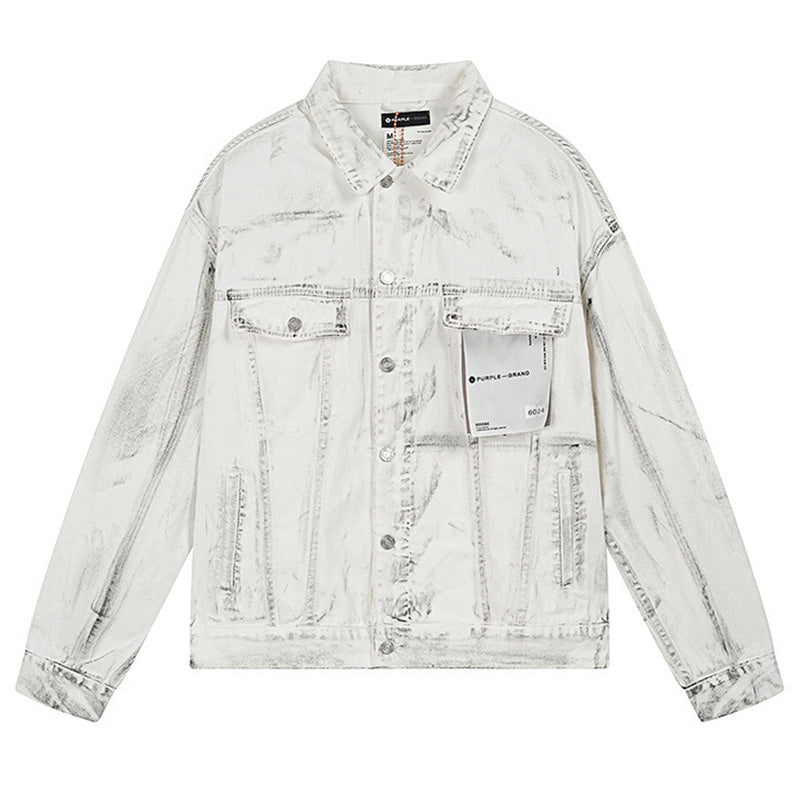 PURPLE BRAND × Kanye West Vintage Washed Denim Jacket