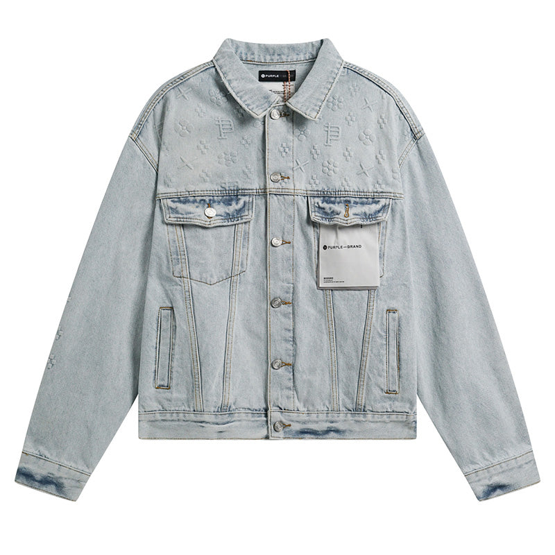 PURPLE BRAND x Denim Tears Co-Branded Denim Jacket #PU6018