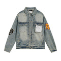 PURPLE BRAND x Denim Tears Co-Branded Vintage Washed Denim Jacket #PU6019
