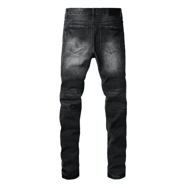 Purple Brand Crystal Diamond Skinny Jeans #PU9135