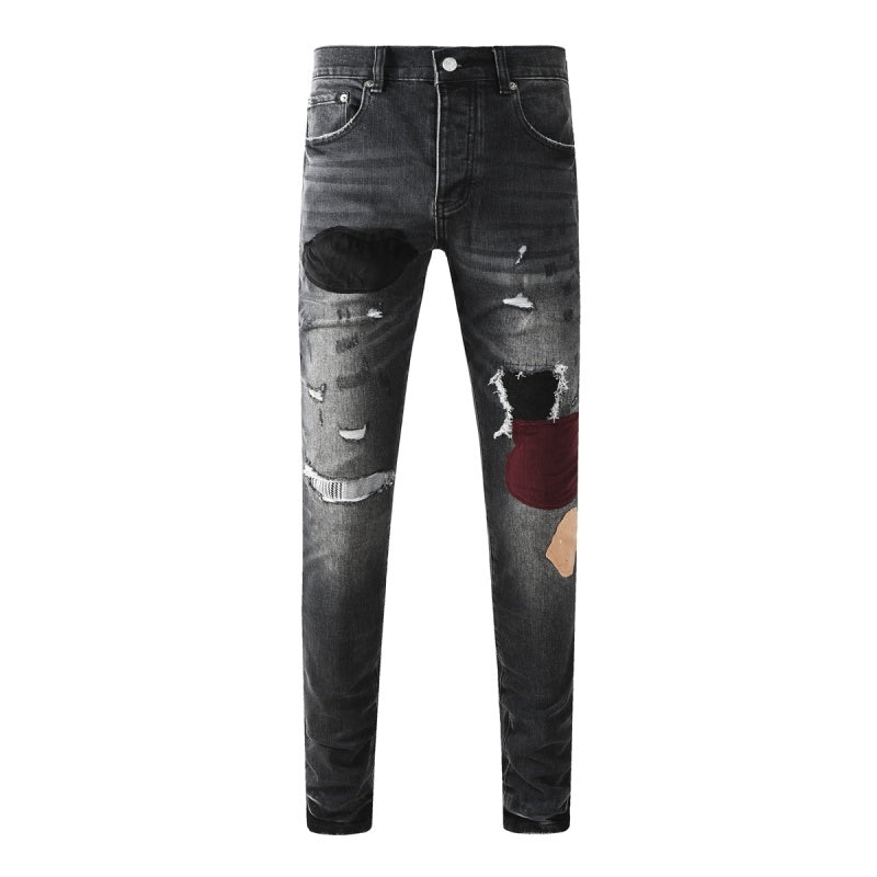 Purple Brand Crystal Diamond Skinny Jeans #PU9135