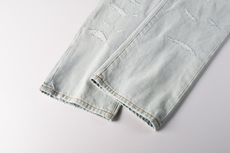 Purple Brand Crystal Diamond Skinny Jeans #PU9142