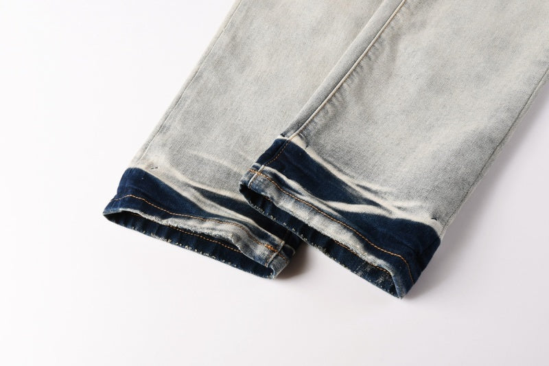 Purple Brand Crystal Diamond Skinny Jeans #PU9134