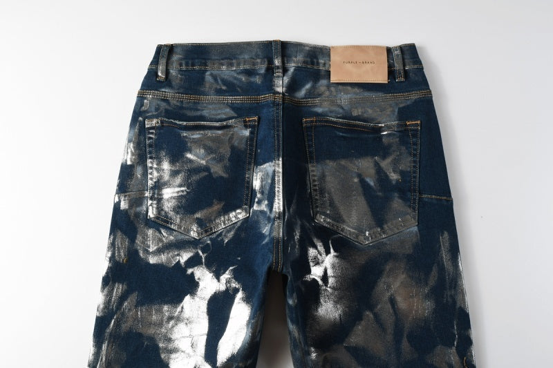 Purple Brand Crystal Diamond Skinny Jeans #PU9134