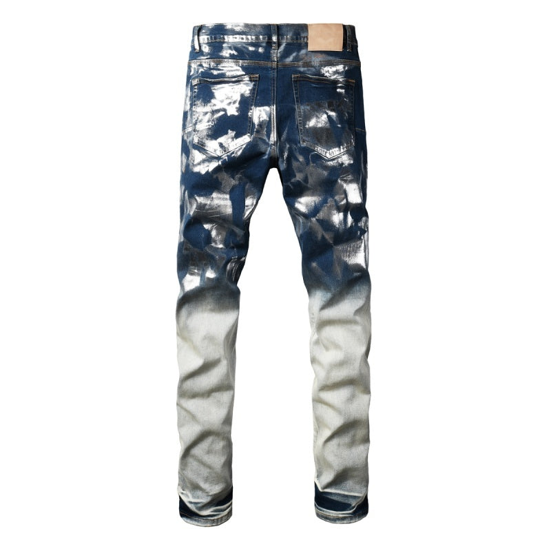 Purple Brand Crystal Diamond Skinny Jeans #PU9134