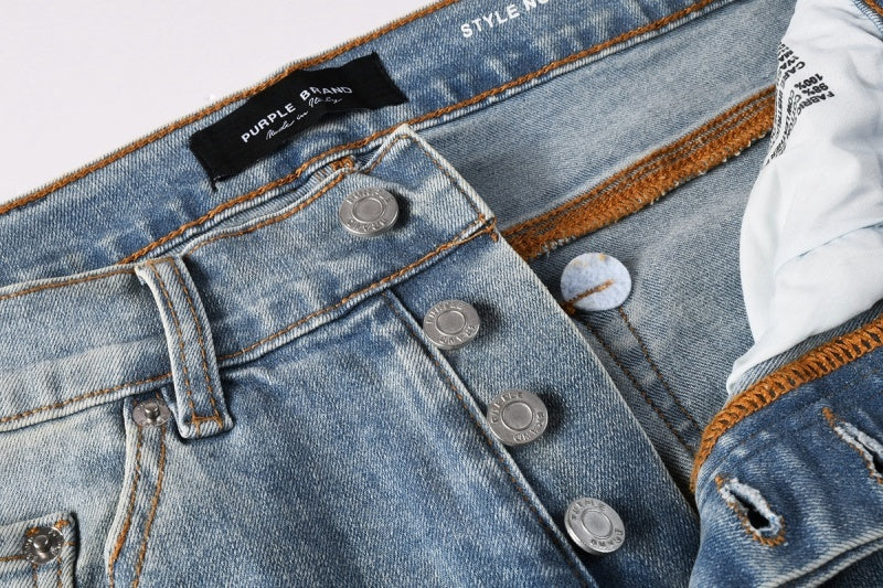 Purple Brand Crystal Diamond Skinny Jeans #PU9136