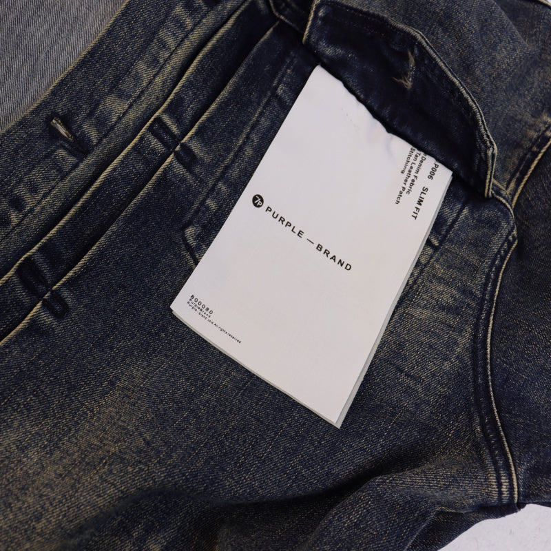 PURPLE BRAND x Denim Tears Co-Branded Denim Jacket #PU6555