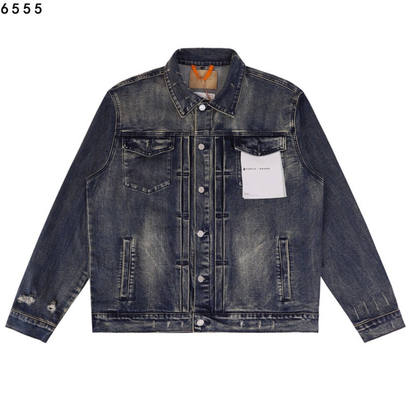PURPLE BRAND x Denim Tears Co-Branded Denim Jacket #PU6555