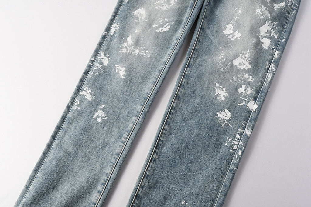 Purple Brand Crystal Diamond Skinny Jeans #9136-5