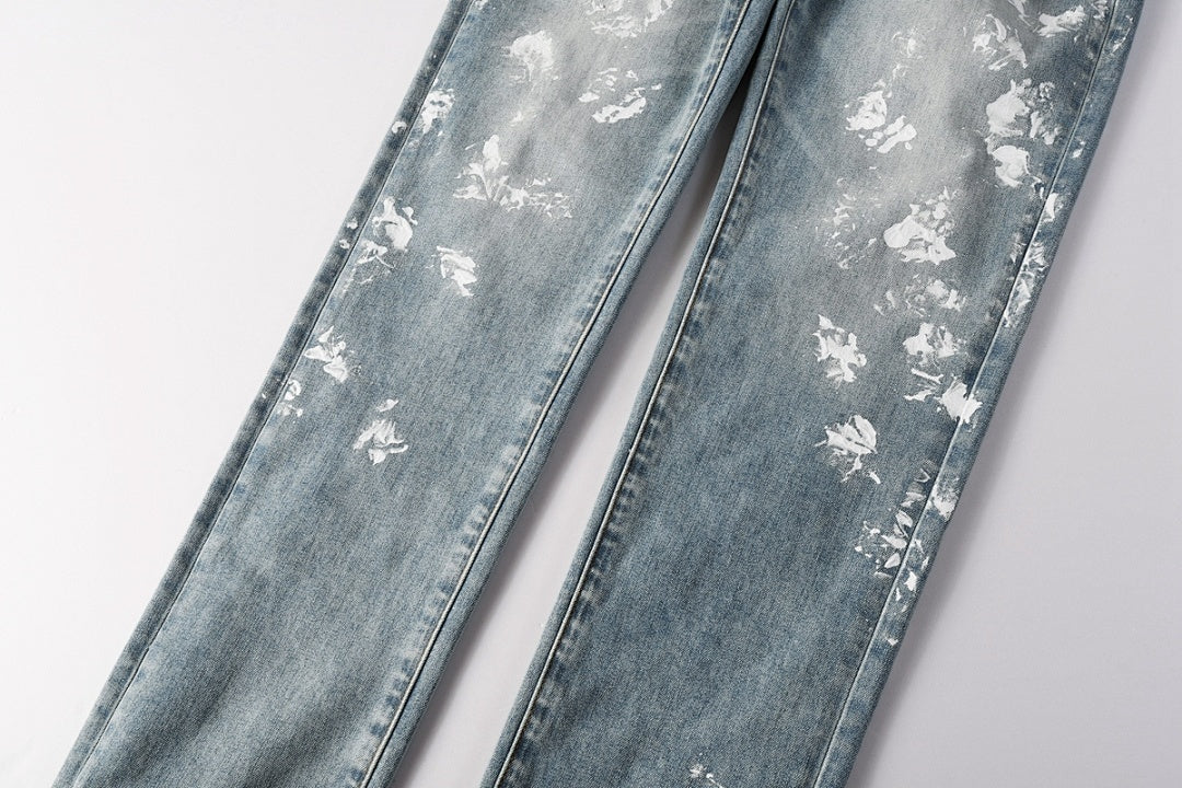 Purple Brand Crystal Diamond Skinny Jeans #9136-5