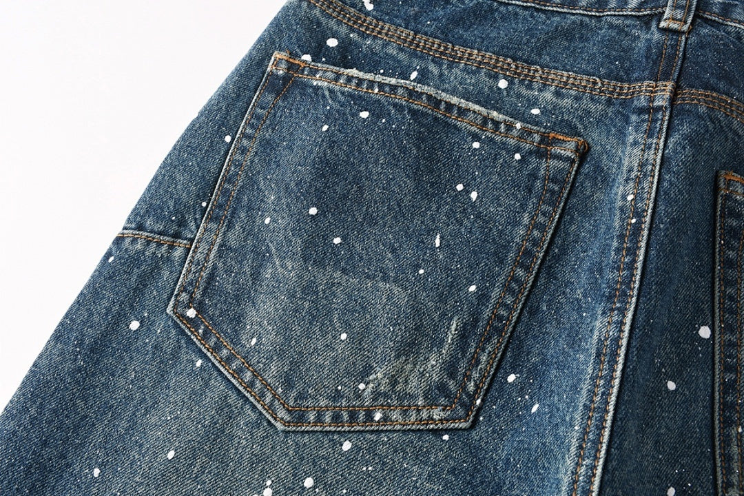 Purple Brand Skinny Jeans #9139 – Destroyed Crystal Diamond Denim