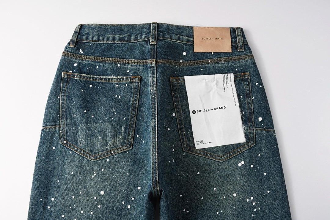 Purple Brand Skinny Jeans #9139 – Destroyed Crystal Diamond Denim