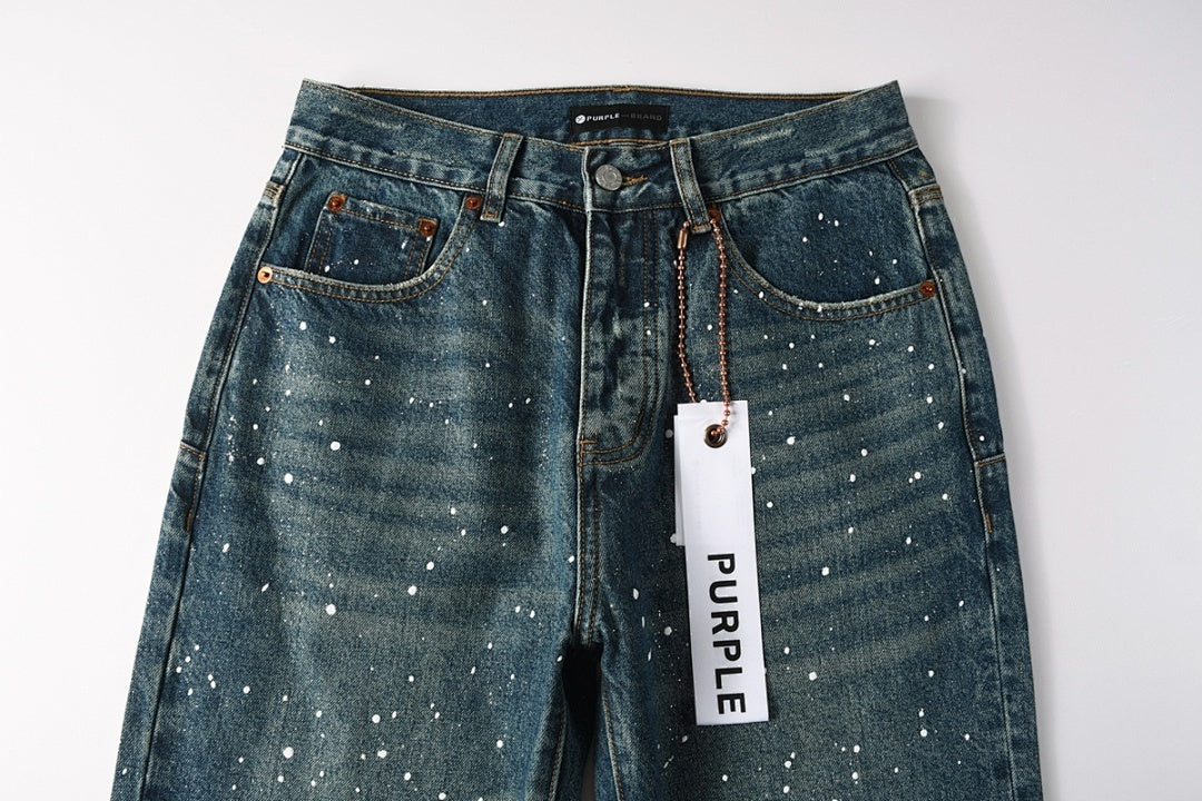 Purple Brand Skinny Jeans #9139 – Destroyed Crystal Diamond Denim