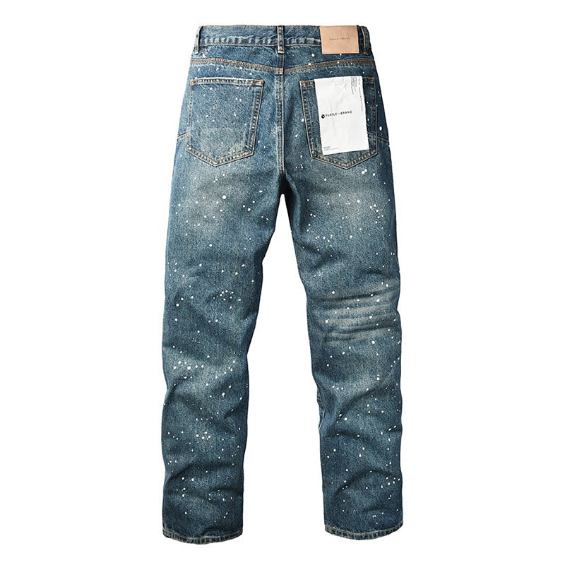 Purple Brand Skinny Jeans #9139 – Destroyed Crystal Diamond Denim