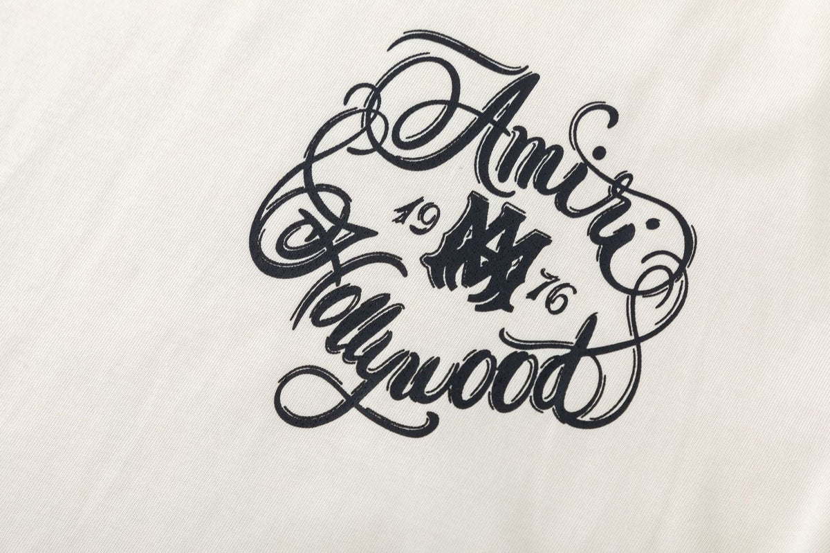 AMIRI Hollywood Lettering-Print T-Shirt