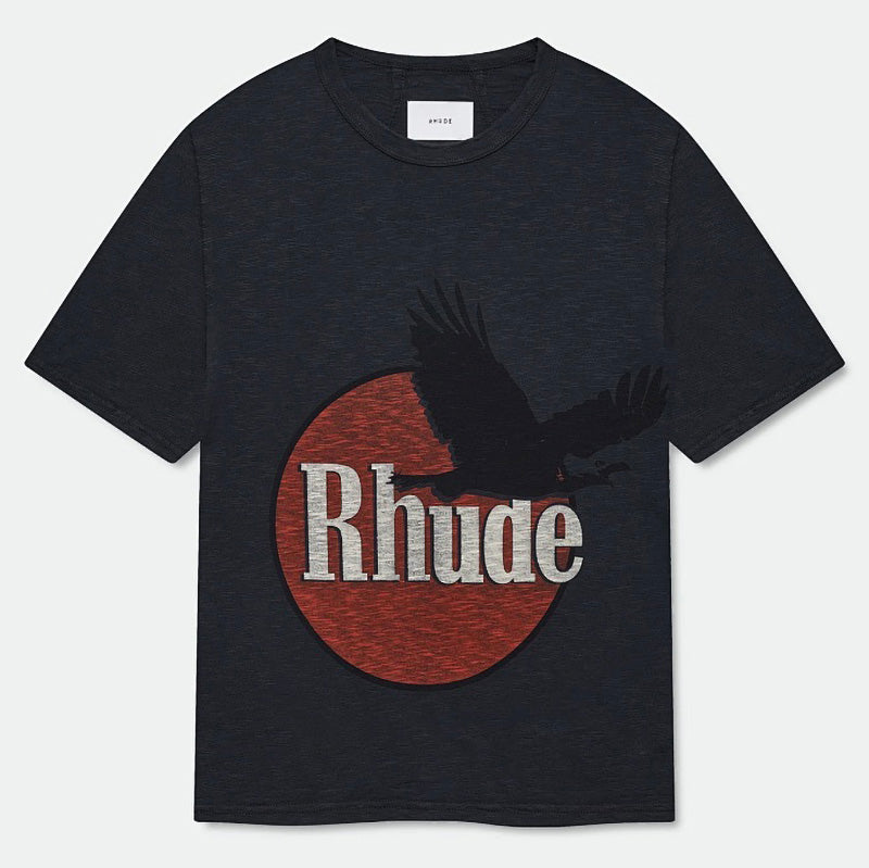 RHUDE Eagle Logo Slub Tee