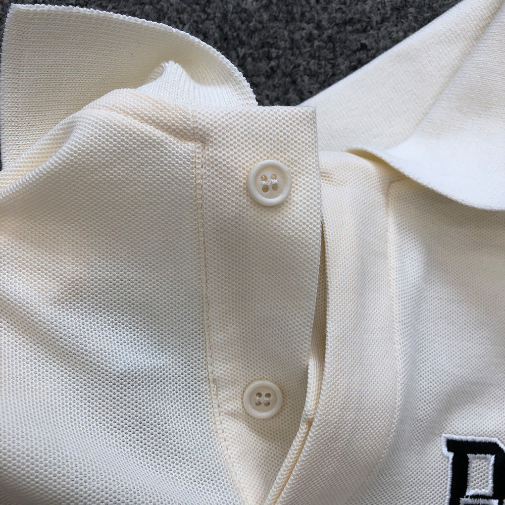 RHUDE Bordeaux Boxy Cotton-Piqué Polo Shirt – Vintage Wash