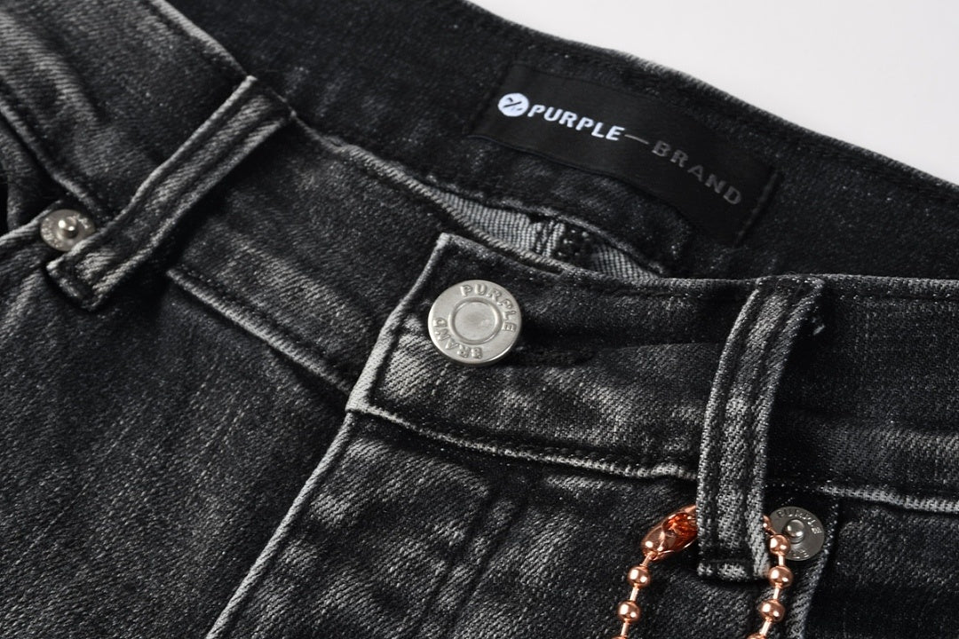 Purple Brand Skinny Jeans #9153 – Destroyed Crystal Diamond Denim