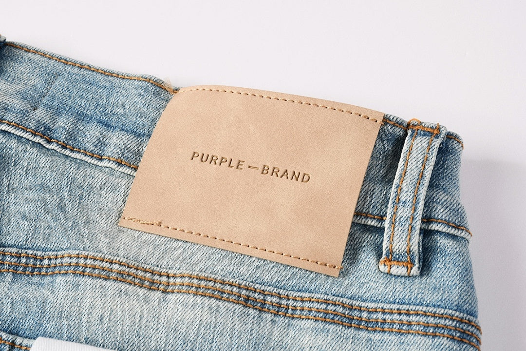 Purple Brand Skinny Jeans #9152 – Destroyed Crystal Diamond Denim