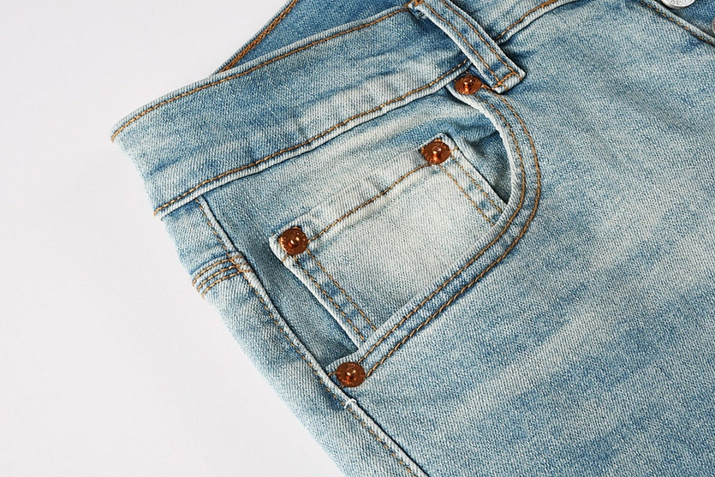Purple Brand Skinny Jeans #9152 – Destroyed Crystal Diamond Denim