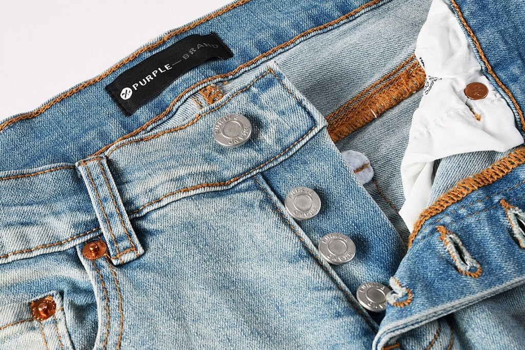 Purple Brand Skinny Jeans #9152 – Destroyed Crystal Diamond Denim