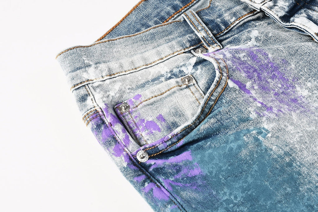 Purple Brand Skinny Jeans #9156 | Destroyed Denim