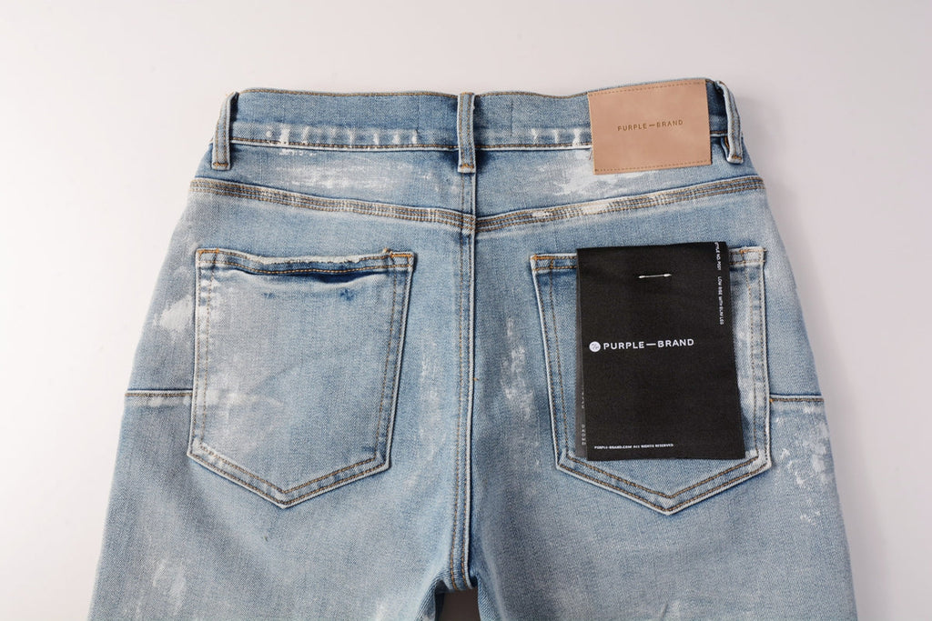 Purple Brand Relaxed-Fit Denim Shorts #5091