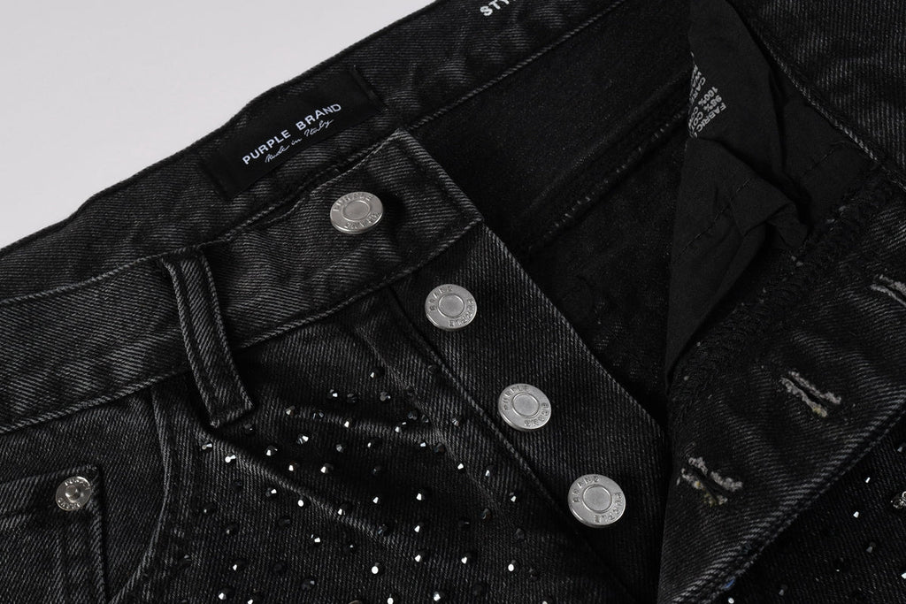 Purple Brand Crystal Diamond Skinny Jeans #PU105