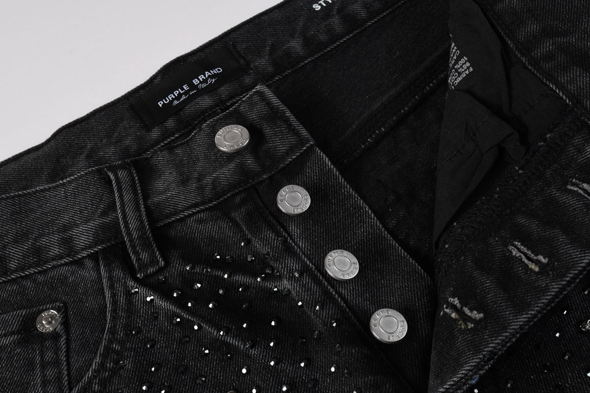 Purple Brand Crystal Diamond Skinny Jeans #PU105