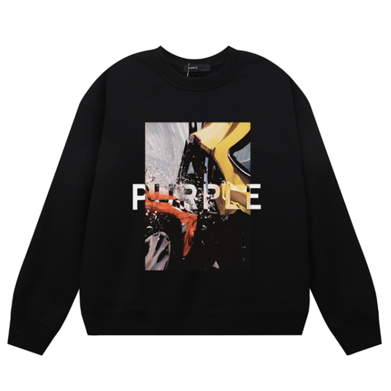 Purple Brand Logo Printed Sweatshirt