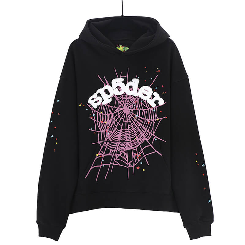 Sp5der Worldwide Hoodie – Black