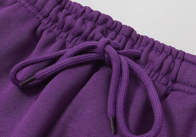 Sp5der Black Foam Printing Pant Purple #8308
