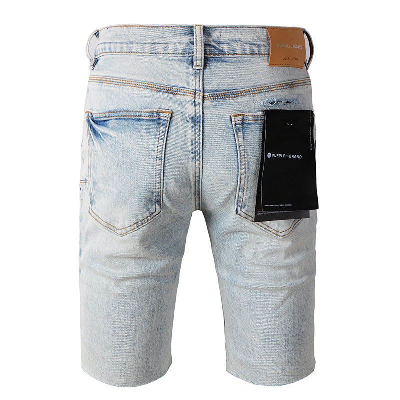 Purple Brand Denim Shorts #5087 – Relaxed Fit Pre-Fall 2024