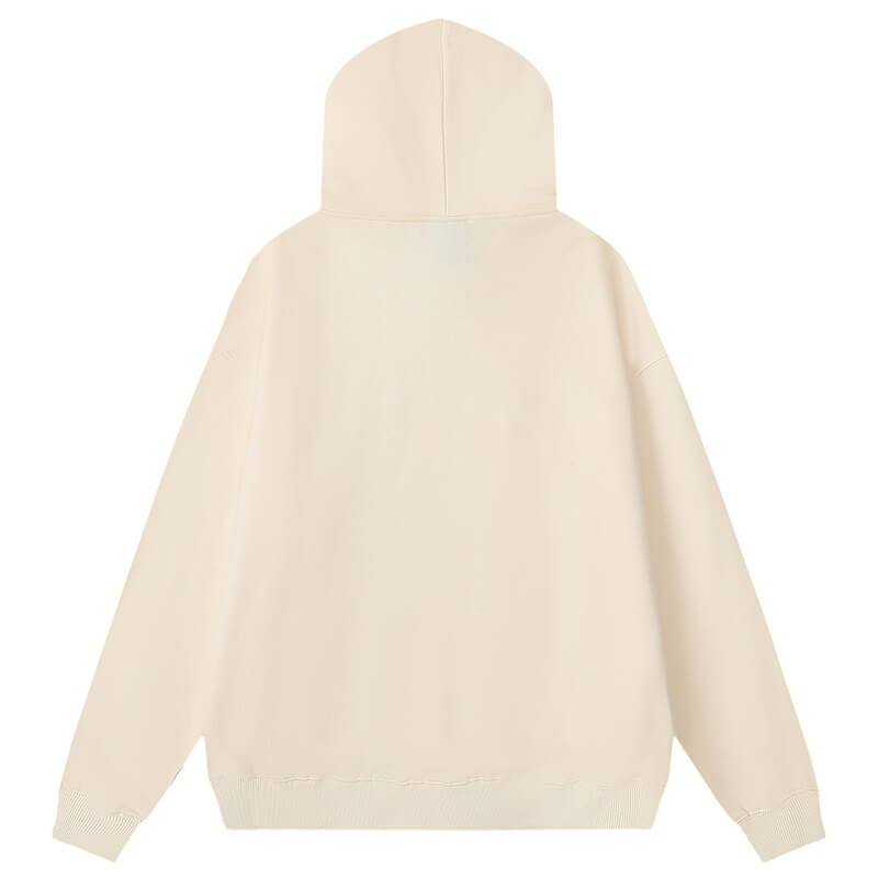 SP5DER Thug Spider Graphic Hoodie – Apricot