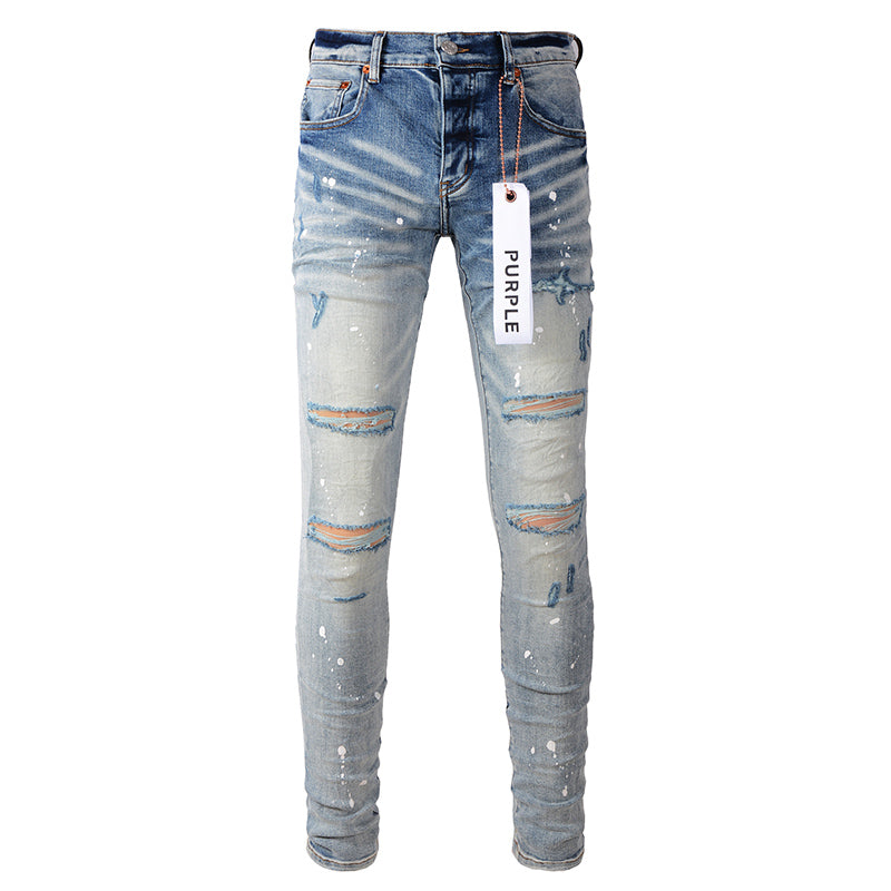 Purple Brand Jeans #9003 – Skinny Fit Distressed Denim