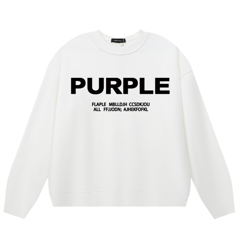Purple Brand Logo Printed Sweatshirt