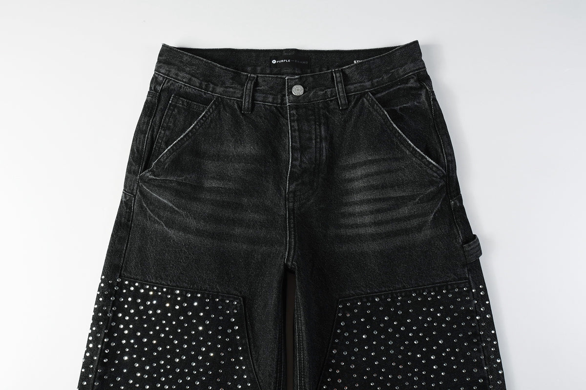 Purple Brand Crystal Diamond Skinny Jeans #PU104