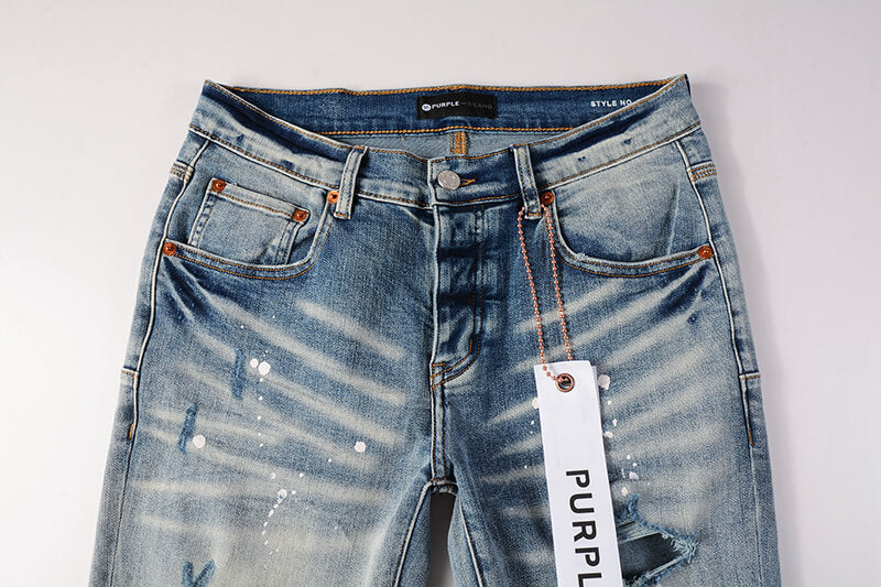 Purple Brand Jeans #9003 – Skinny Fit Distressed Denim