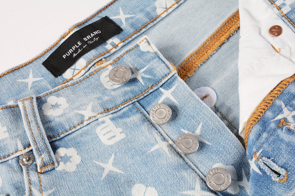Purple Brand Denim Shorts #5089 | Relaxed Fit Cotton
